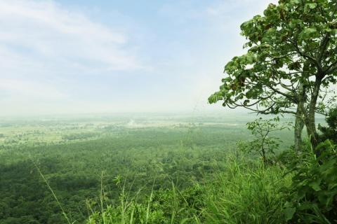Scenic beauty from the top of Canary Hill, Hazaribagh, Jharkhand, India